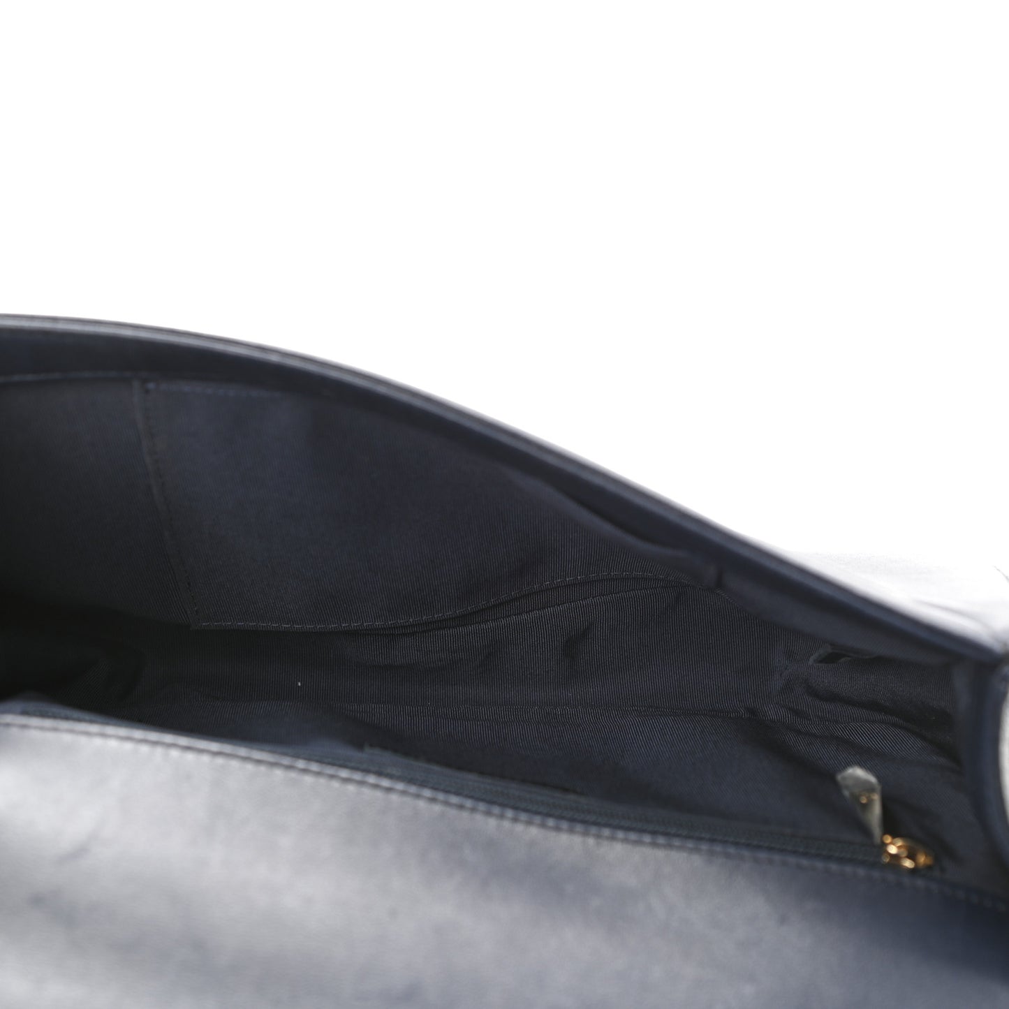 Lambskin Quilted New Medium Boy Flap Navy