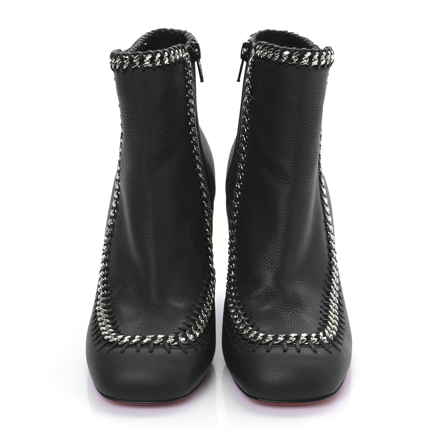 Christian Louboutin Calf Morphee Catenabontina 85 Booties 40 Black 2 of 7