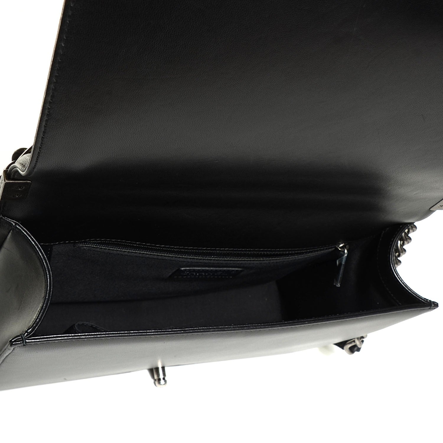 Chanel Lambskin Quilted Large Boy Flap Black 5 of 8