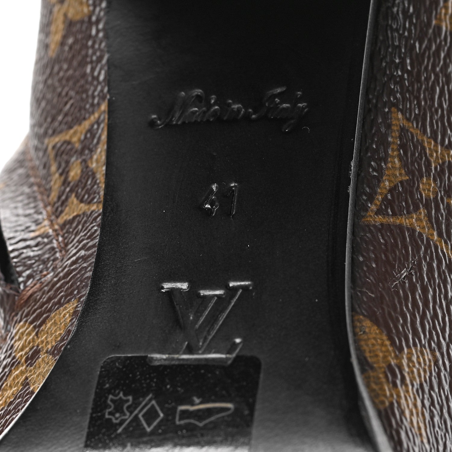 Louis Vuitton Patent Calfskin Monogram Star Trail Ankle Boots 41 Black 6 of 6