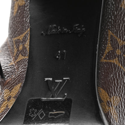 Louis Vuitton Patent Calfskin Monogram Star Trail Ankle Boots 41 Black 6 of 6