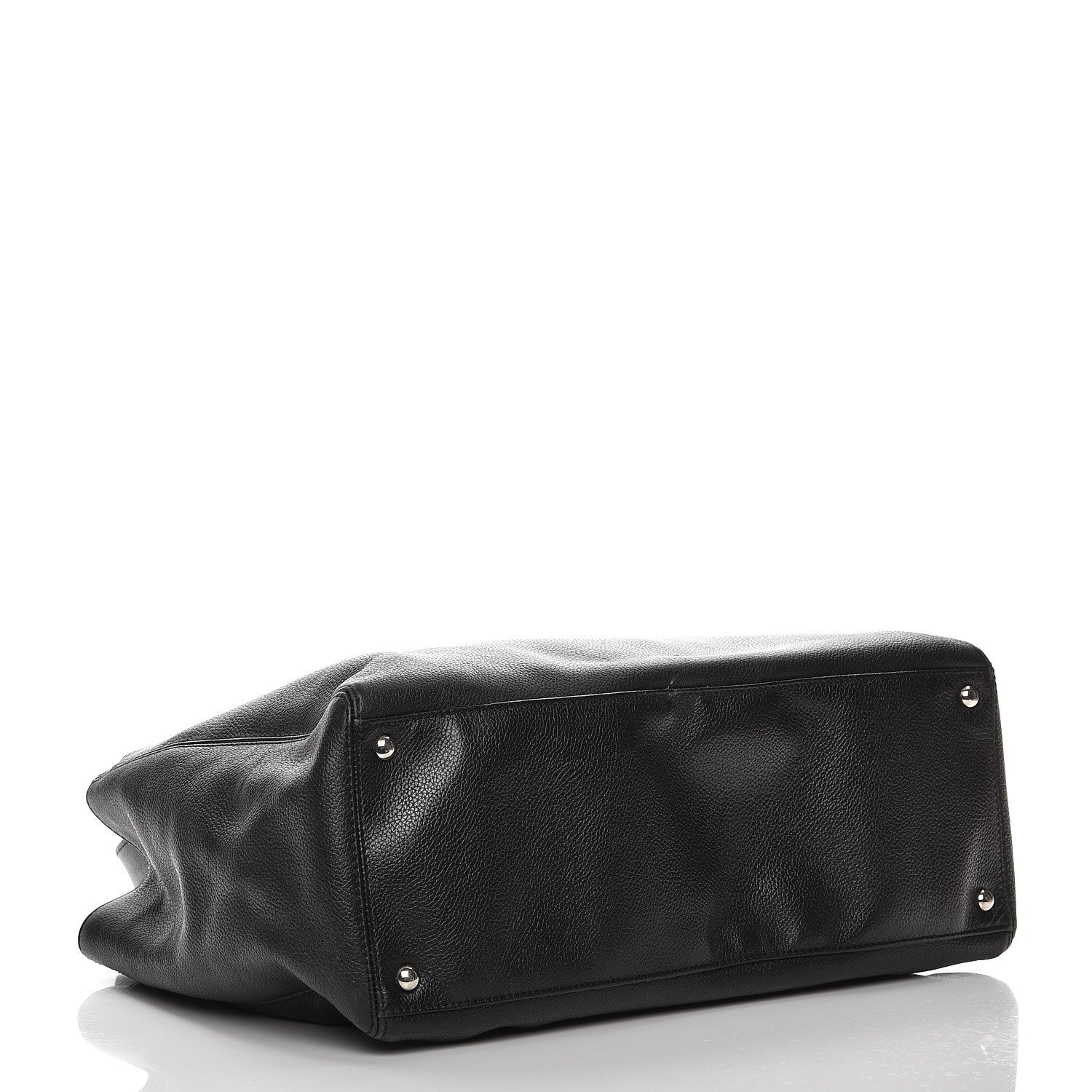 Chanel Calfskin Cerf Executive Shopper Tote Black 5 of 13