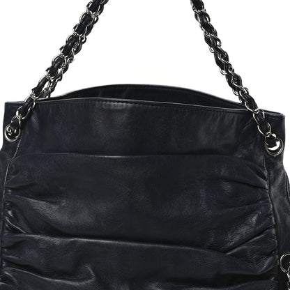 Chanel Lambskin Large Sharpei Shoulder Bag Blue 8 of 10