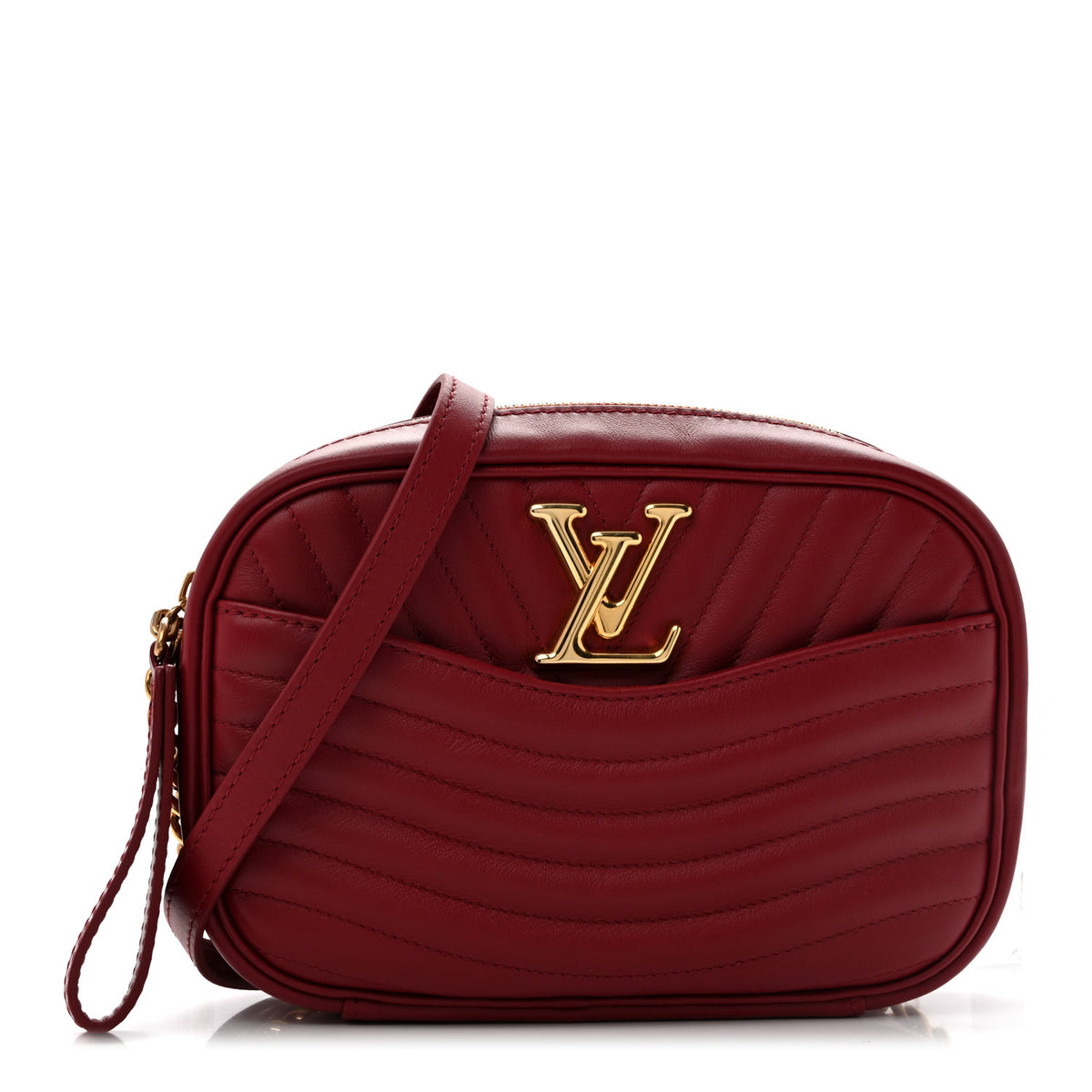 Calfskin New Wave Camera Bag Red