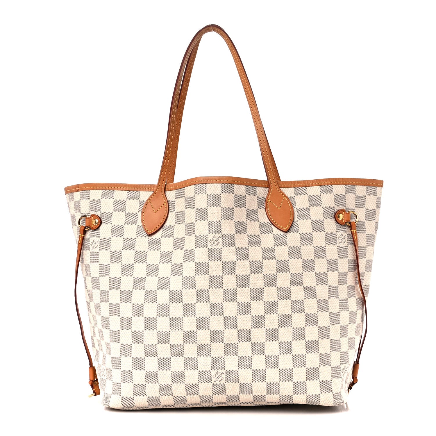 Louis Vuitton Damier Azur Neo Neverfull MM Rose Ballerine 3 of 15