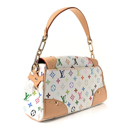 Louis Vuitton Monogram Multicolor Beverly MM White 3 of 9