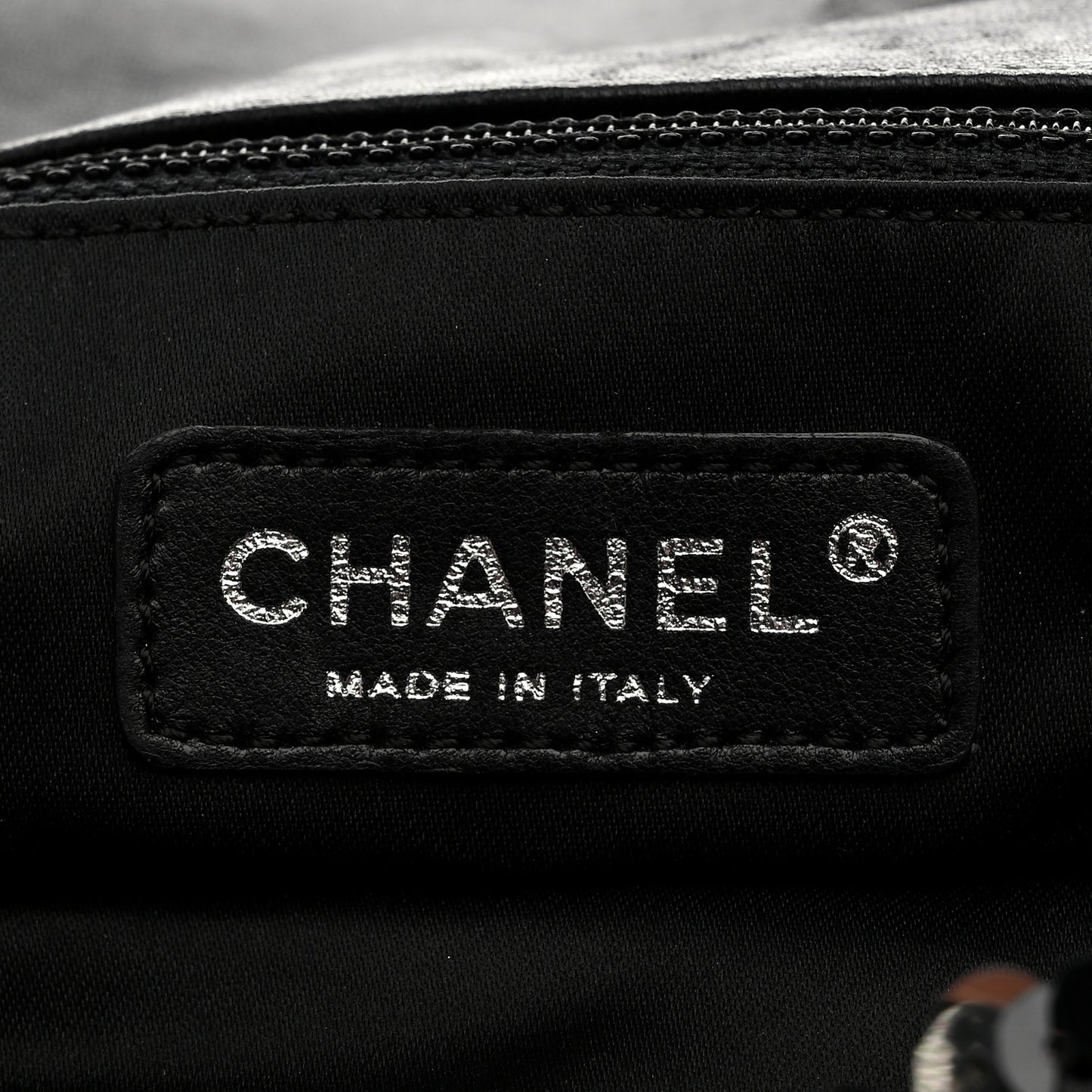 Sequin Summer Night Flap Black Silver