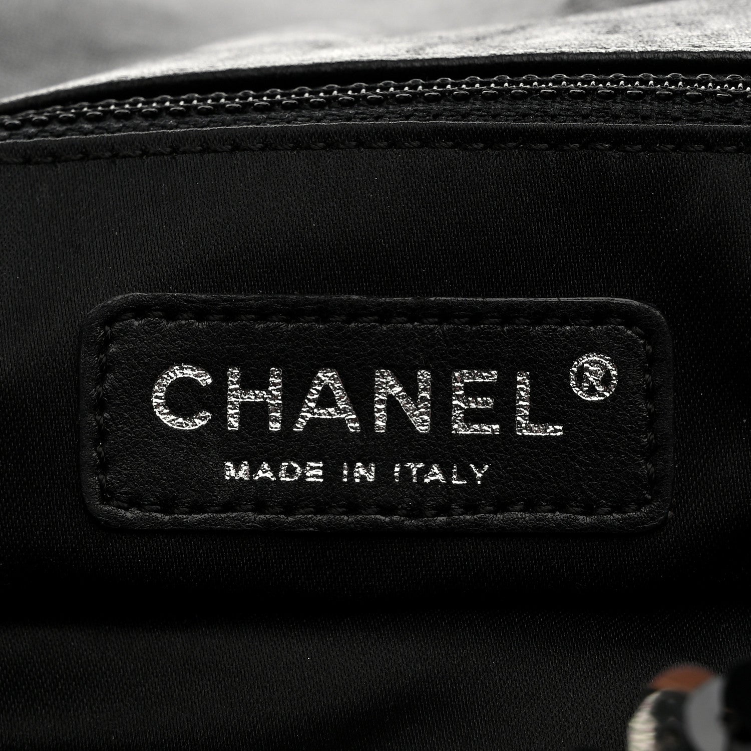 Chanel Sequin Summer Night Flap Black Silver 6 of 10