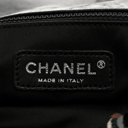 Chanel Sequin Summer Night Flap Black Silver 6 of 10