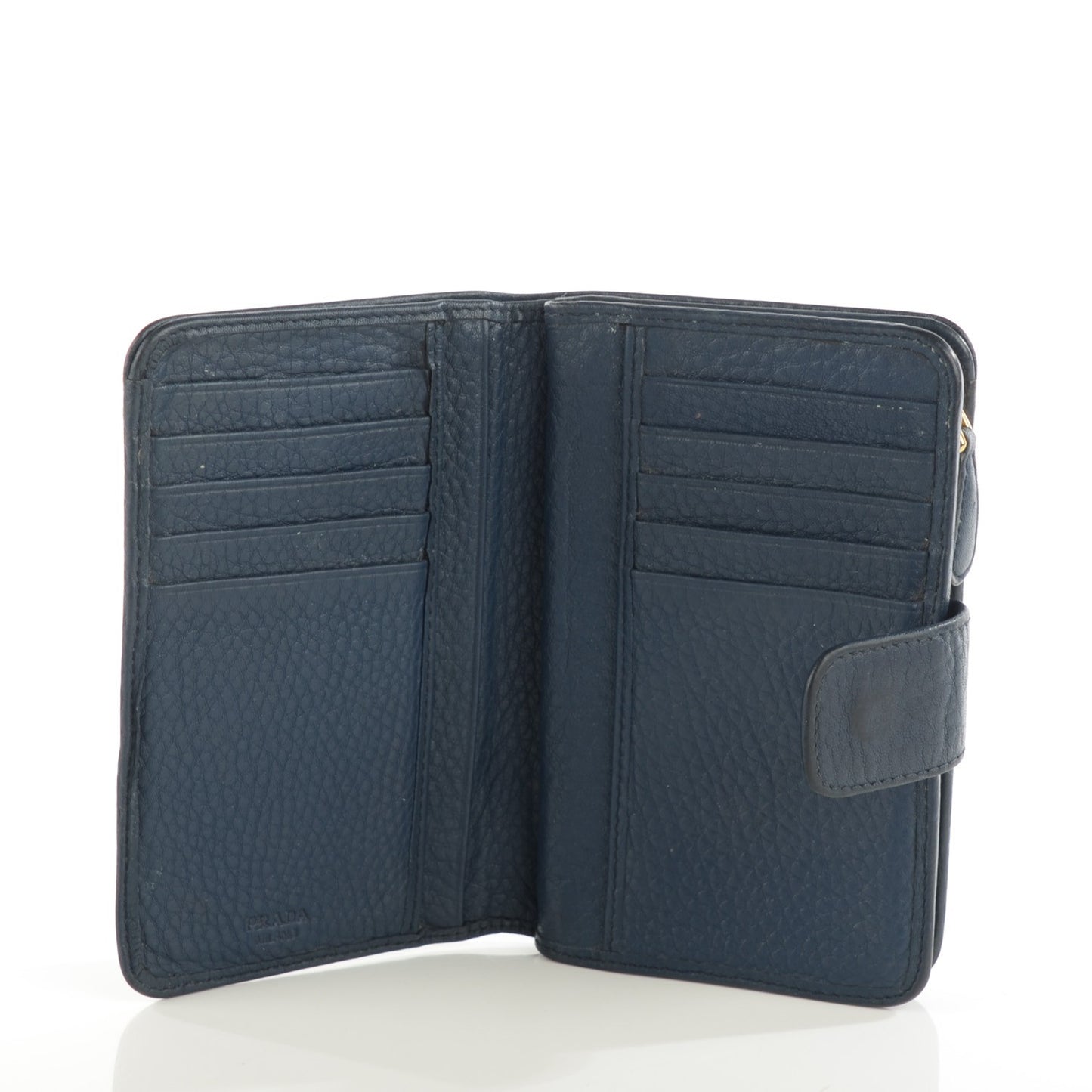 Vitello Daino Compact Wallet Baltico