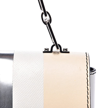 Proenza Schouler Elaphe Ayers Hava Shoulder Bag White Beige Silver 12 of 13