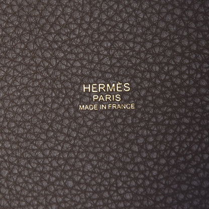 Hermes Taurillon Clemence Picotin Lock 18 PM Etoupe 6 of 8