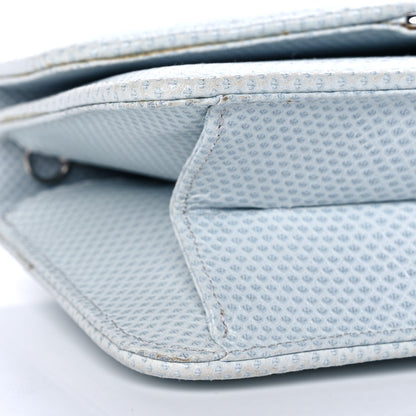 Judith Leiber Crystal Lizard Embossed Evening Bag Light Blue 8 of 13