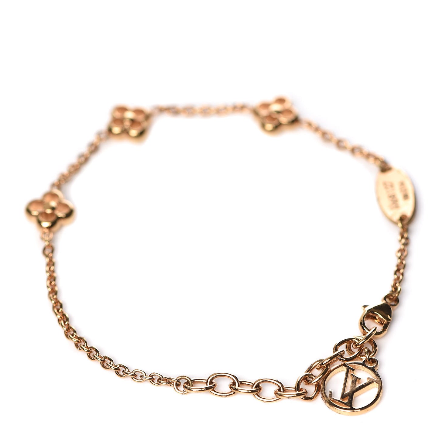 Brass Flower Full Bracelet Gold