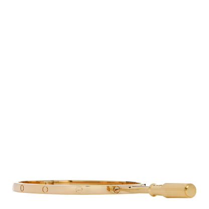 Cartier 18K Yellow Gold Small LOVE Bracelet 18 3 of 8