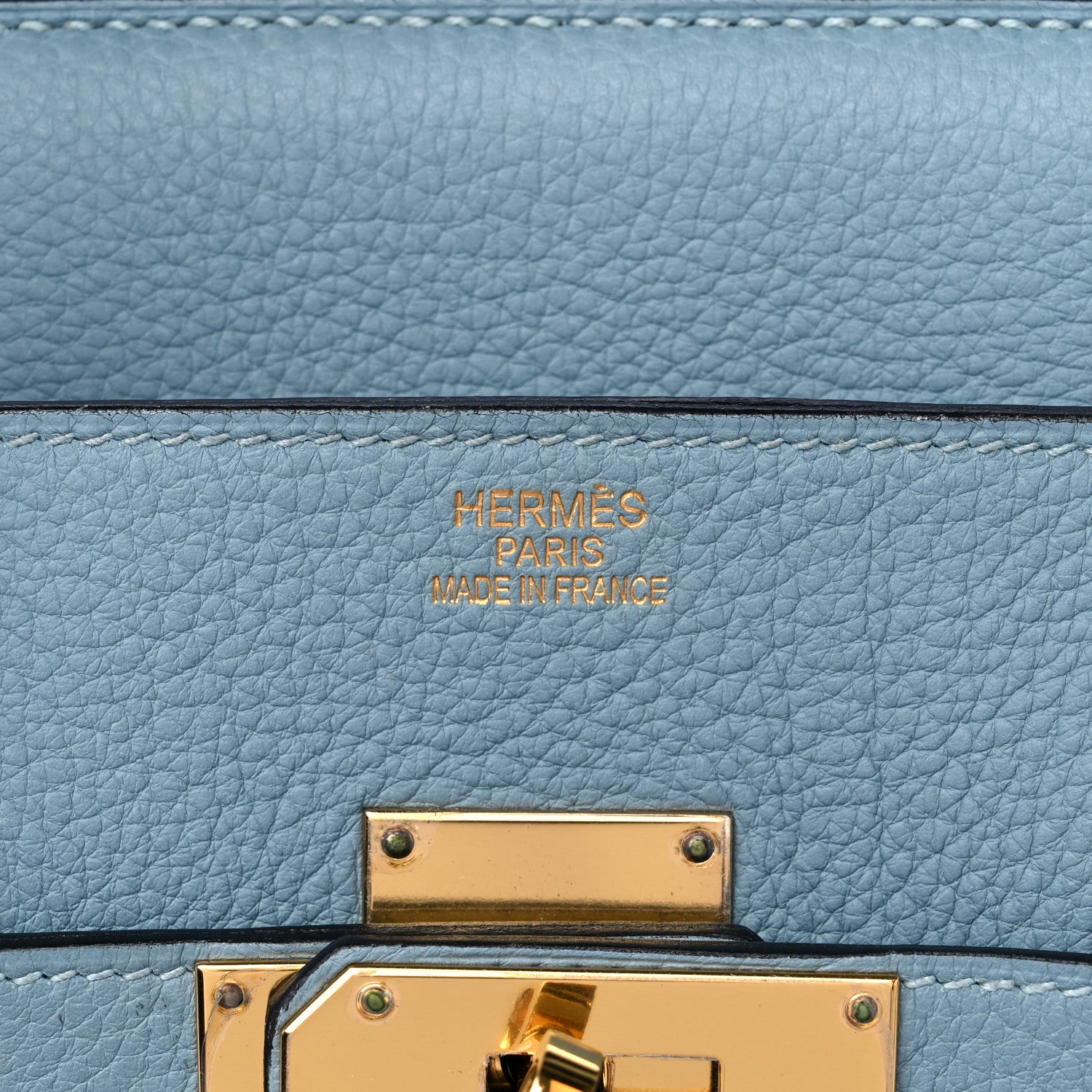 Hermes Togo JPG Shoulder Birkin II 42 Ciel 5 of 8