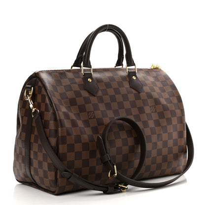 Louis Vuitton Damier Ebene Speedy Bandouliere 35 3 of 7