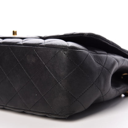 Chanel Lambskin Quilted Jumbo Single Flap Black 16 of 20