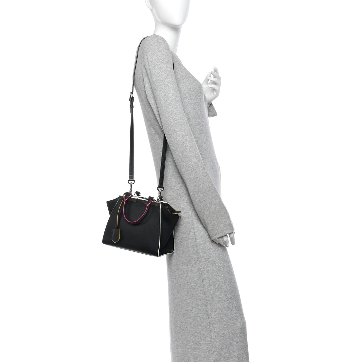 Vitello Dolce Mini 3Jours Tote Black