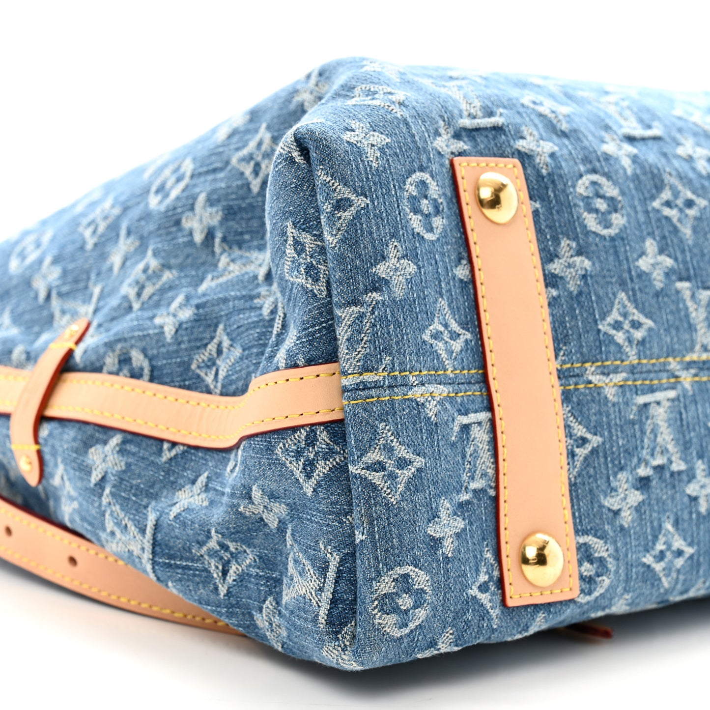 Monogram Denim CarryAll MM Blue