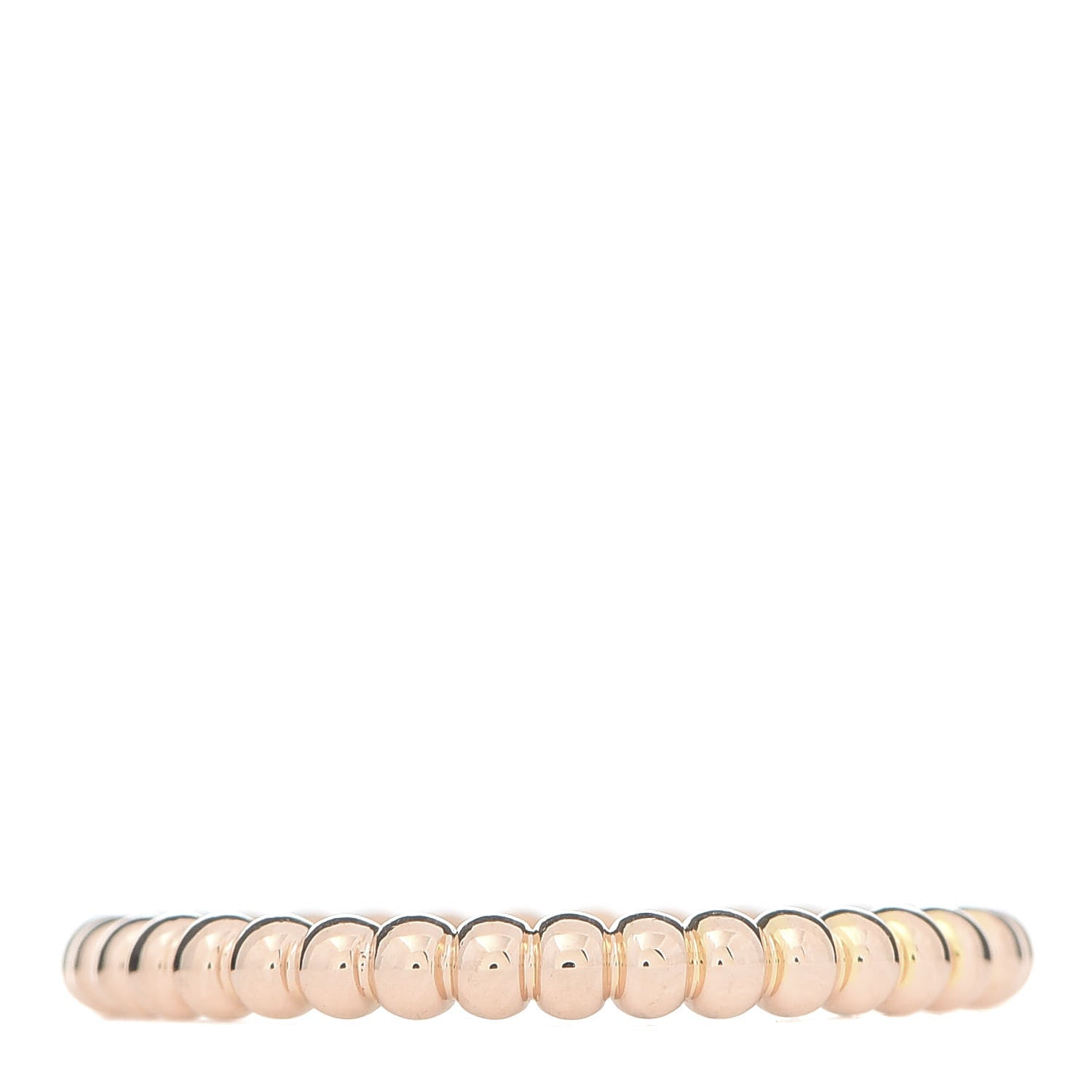 Van Cleef & Arpels 18K Rose Gold Small Perlee Ring 51 5.75 3 of 5