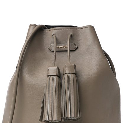 Tom Ford Calfskin Double Tassel Bucket Bag 9 of 12