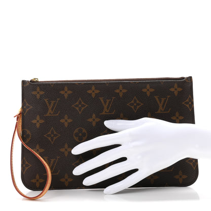 Louis Vuitton Monogram Neverfull MM GM Pochette 2 of 7