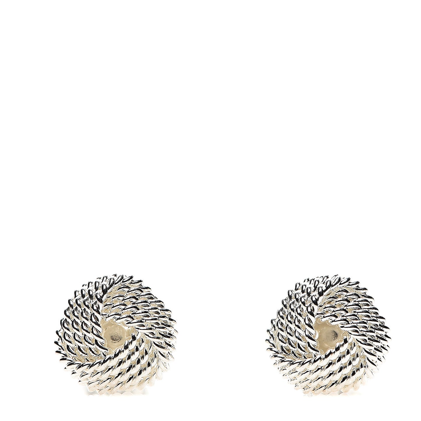 Sterling Silver Twist Knot Earrings