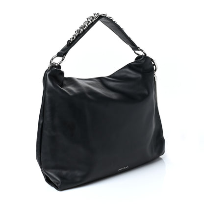 Jimmy Choo Smooth Calfskin Callie Hobo Bag Black 3 of 10