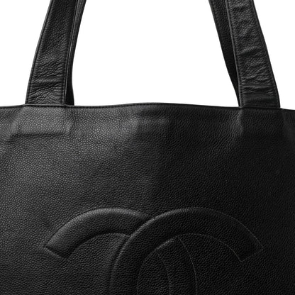 Chanel Caviar CC Shopper Tote Black 8 of 11