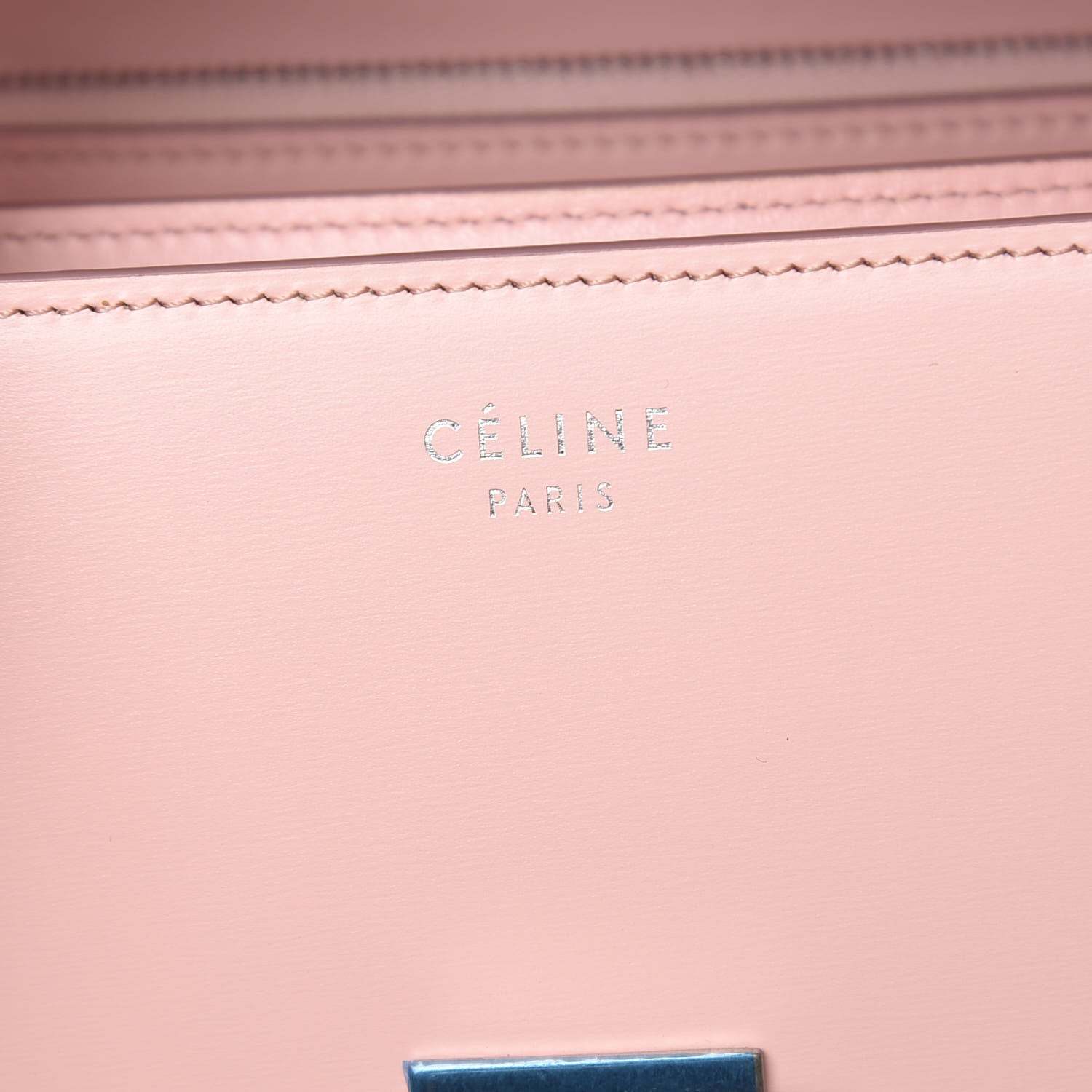 Celine Box Calfskin Medium Classic Box Flap Bag Blush 6 of 12