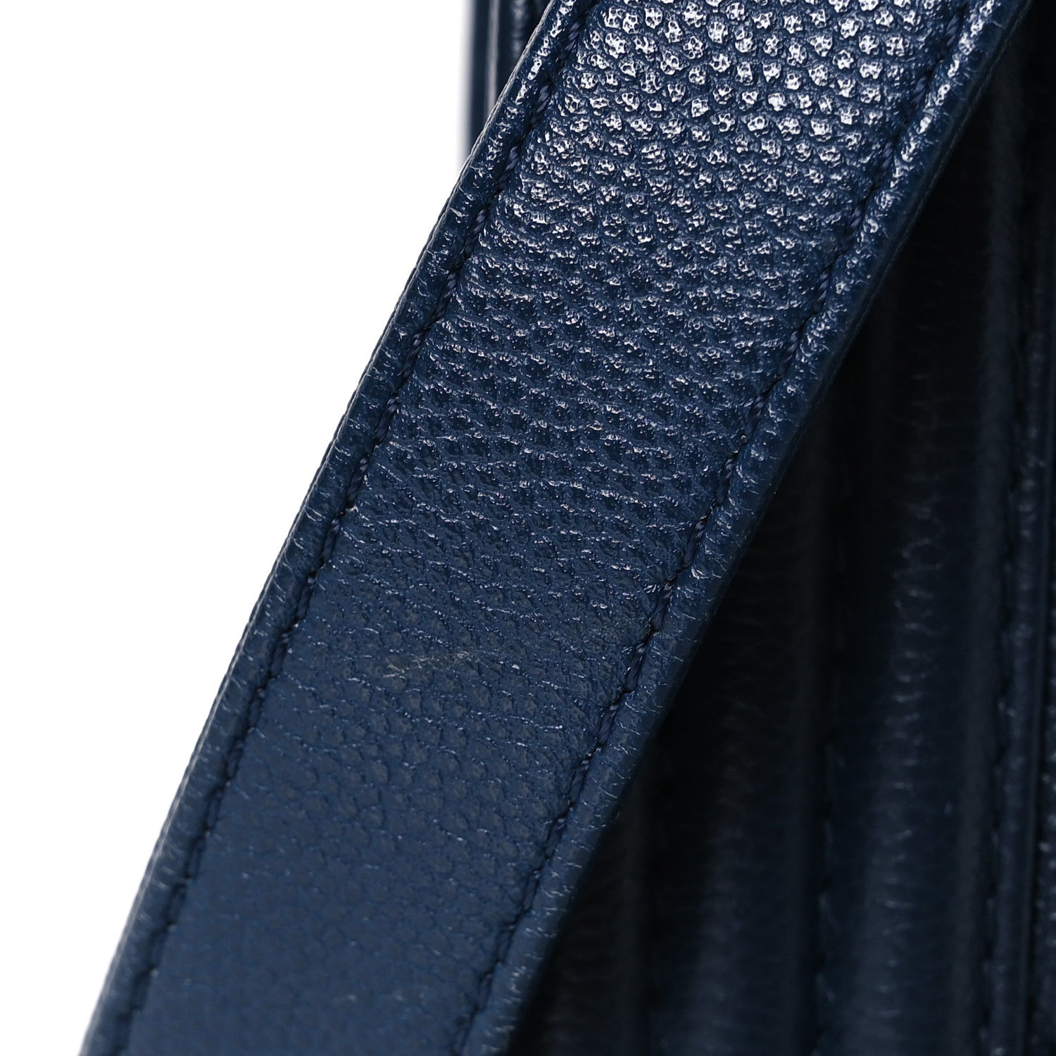 Chanel Caviar Chevron Quilted Medium Boy Flap Navy 12 of 15