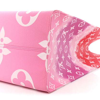Louis Vuitton Monogram Escale Onthego GM Rouge 11 of 14