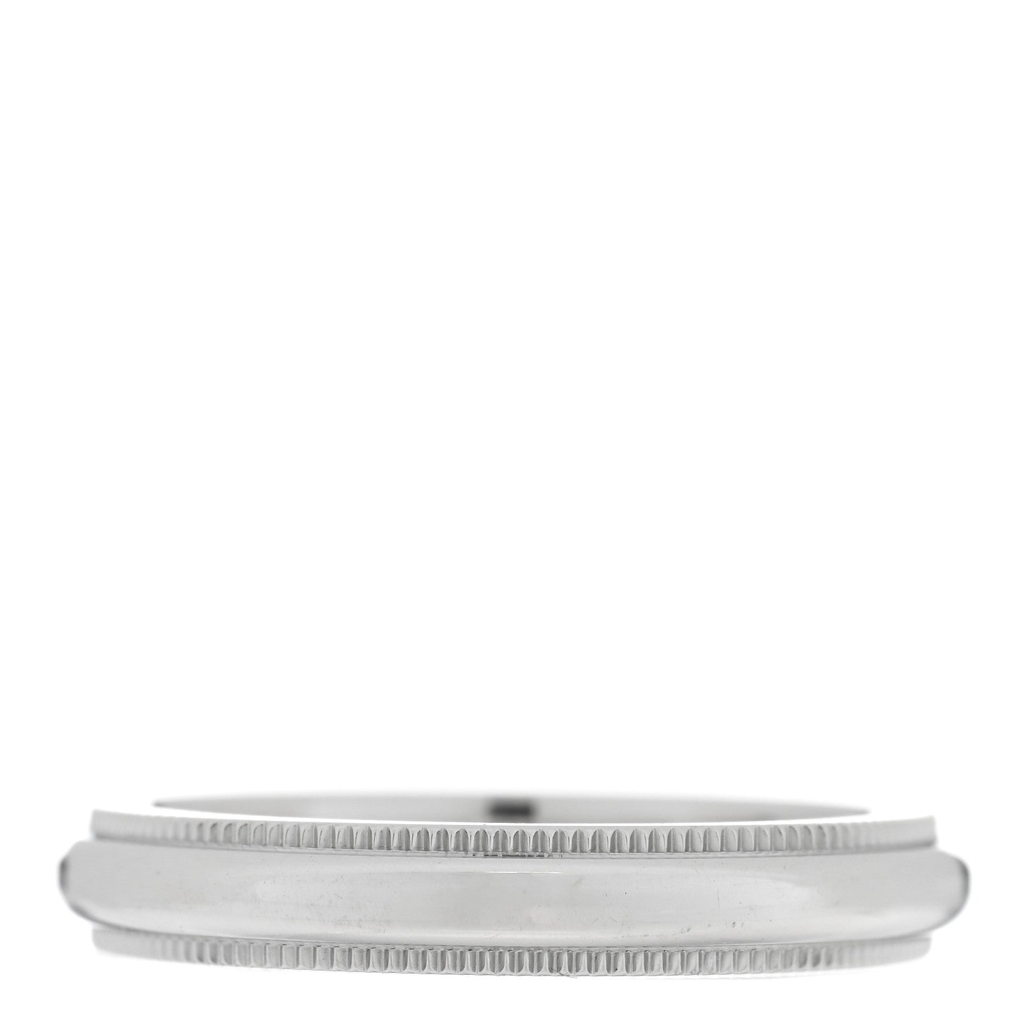 Tiffany Platinum 3mm Together Milgrain Wedding Band Ring 47 4.25 3 of 5