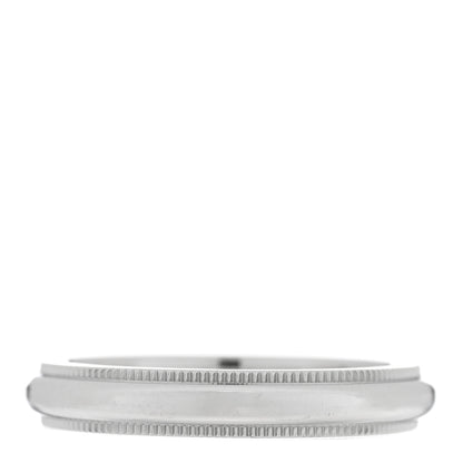 Tiffany Platinum 3mm Together Milgrain Wedding Band Ring 47 4.25 3 of 5