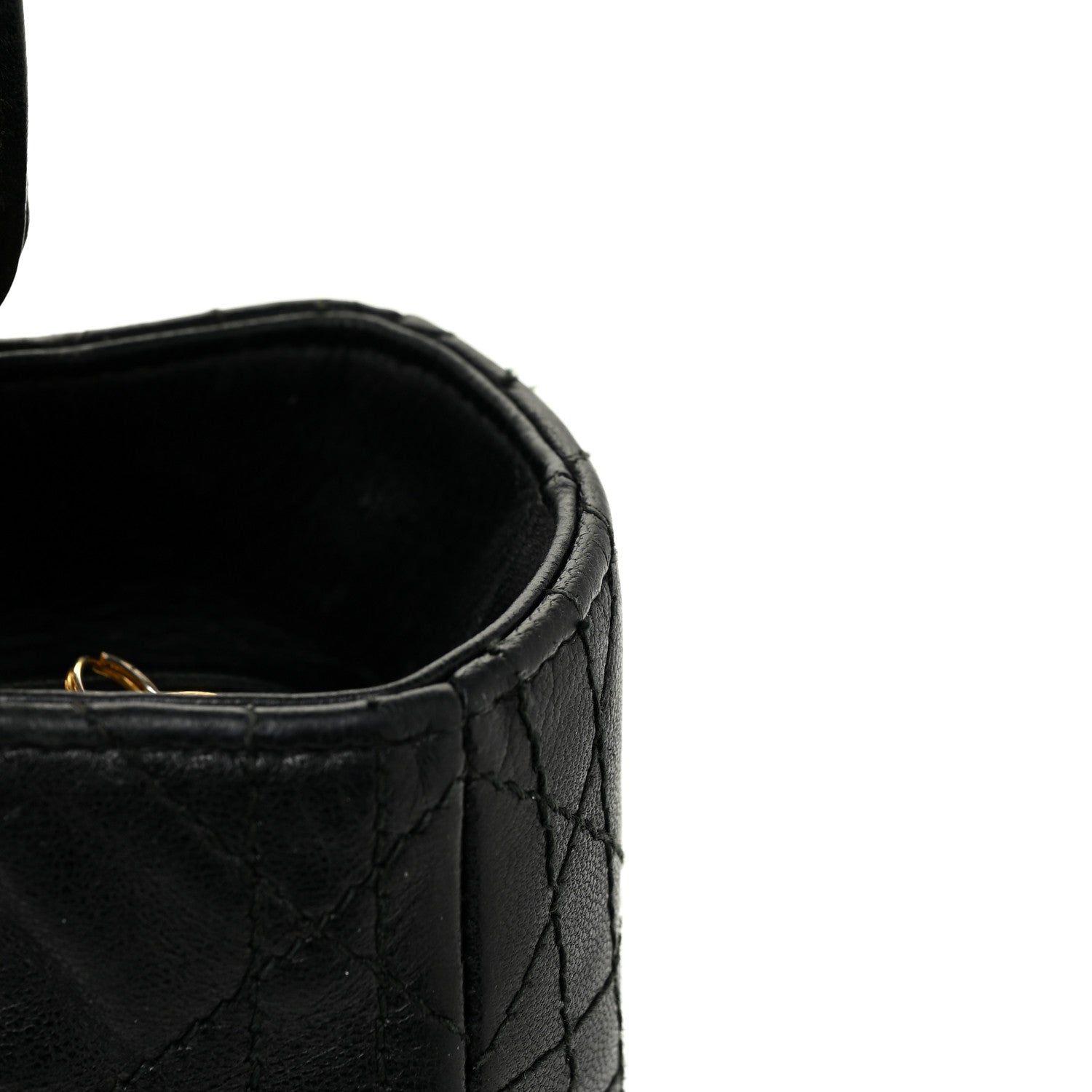 Christian Dior Lambskin Cannage Medium Lady Dior Black 29 of 30