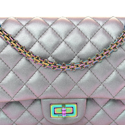 Chanel Iridescent Lambskin Quilted 2.55 Reissue 225 Flap Light Purple 8 of 12