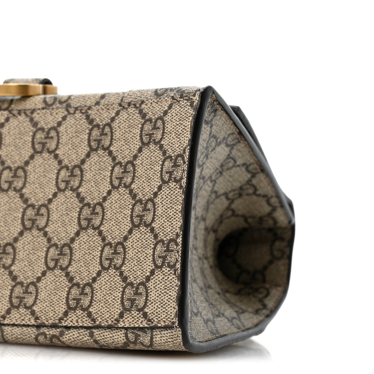 Balenciaga X GUCCI GG Supreme Monogram Small Hourglass Top Handle Bag Beige Ebony 9 of 9