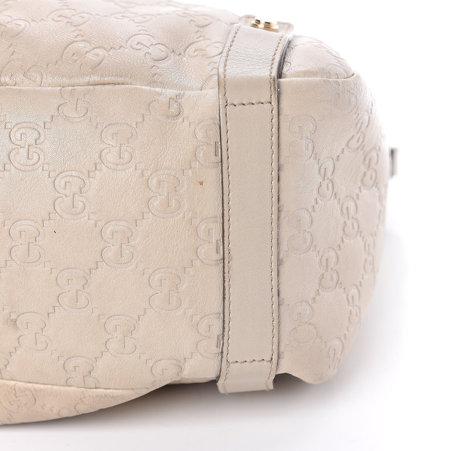 Gucci Guccissima Medium Abbey Shoulder Bag Off White 6 of 12