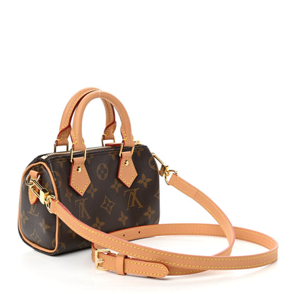 Louis Vuitton Monogram Nano Speedy Bandouliere 3 of 11