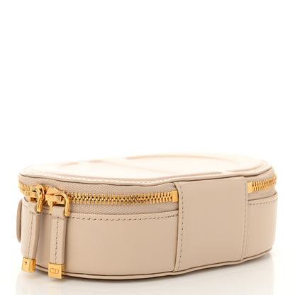 Christian Dior Calfskin CD Signature Oval Crossbody Camera Bag Beige 4 of 11