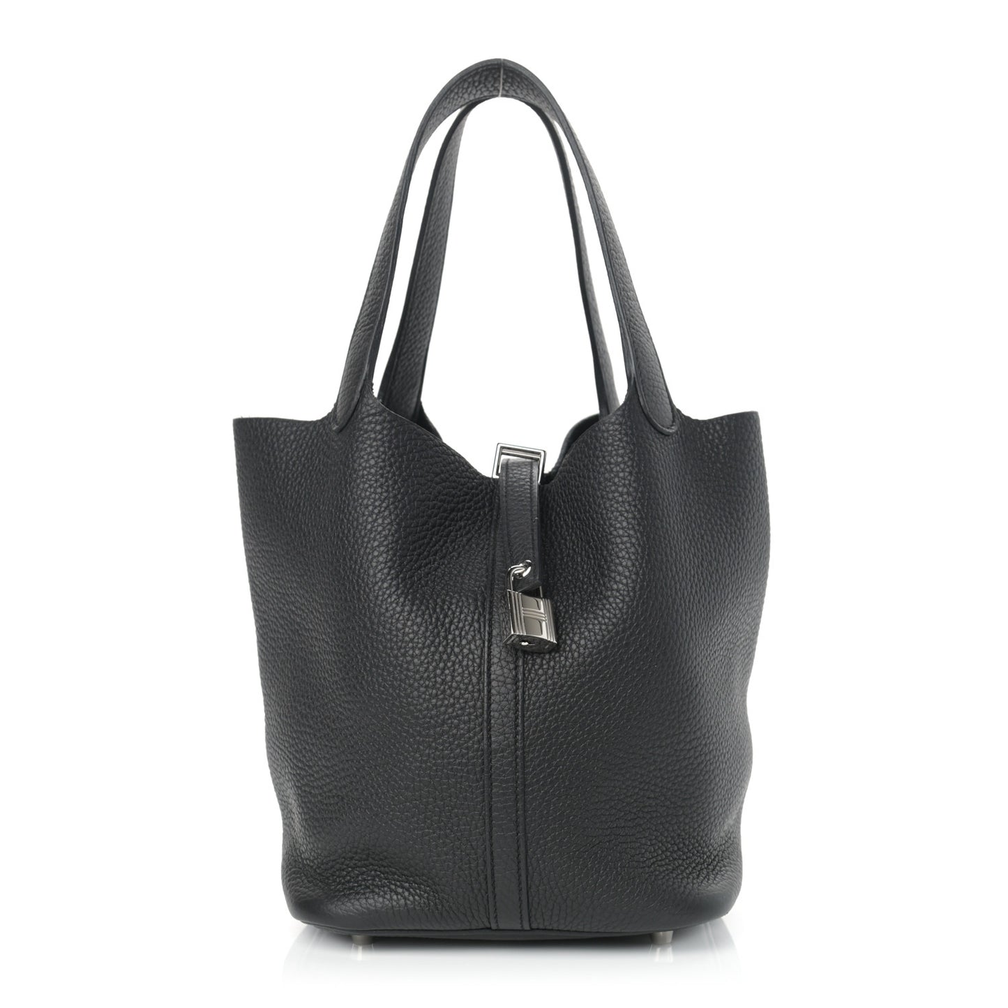 Taurillon Clemence Picotin Lock 22 MM Black