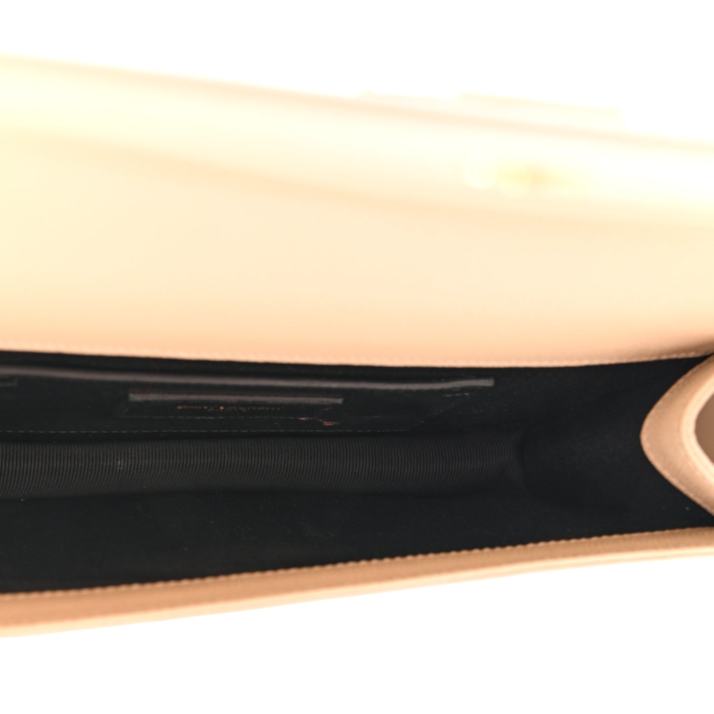 Grain De Poudre Classic Kate Monogram Clutch Nude Powder