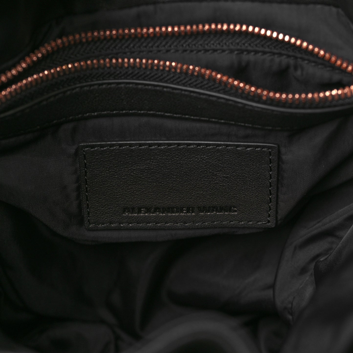 Lambskin Mini Marti Backpack Washed Black Rose Gold Hardware