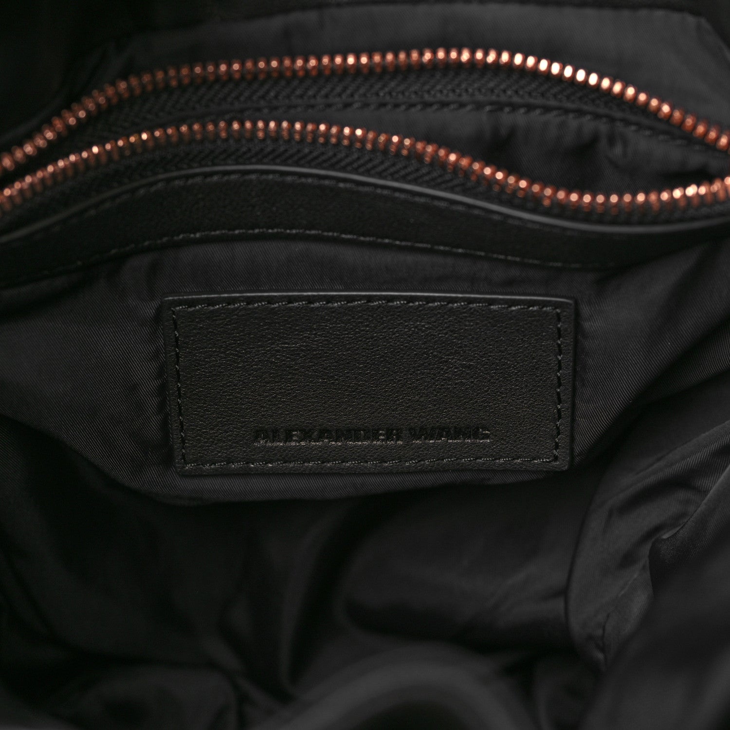 Alexander Wang Lambskin Mini Marti Backpack Washed Black Rose Gold Hardware 6 of 6