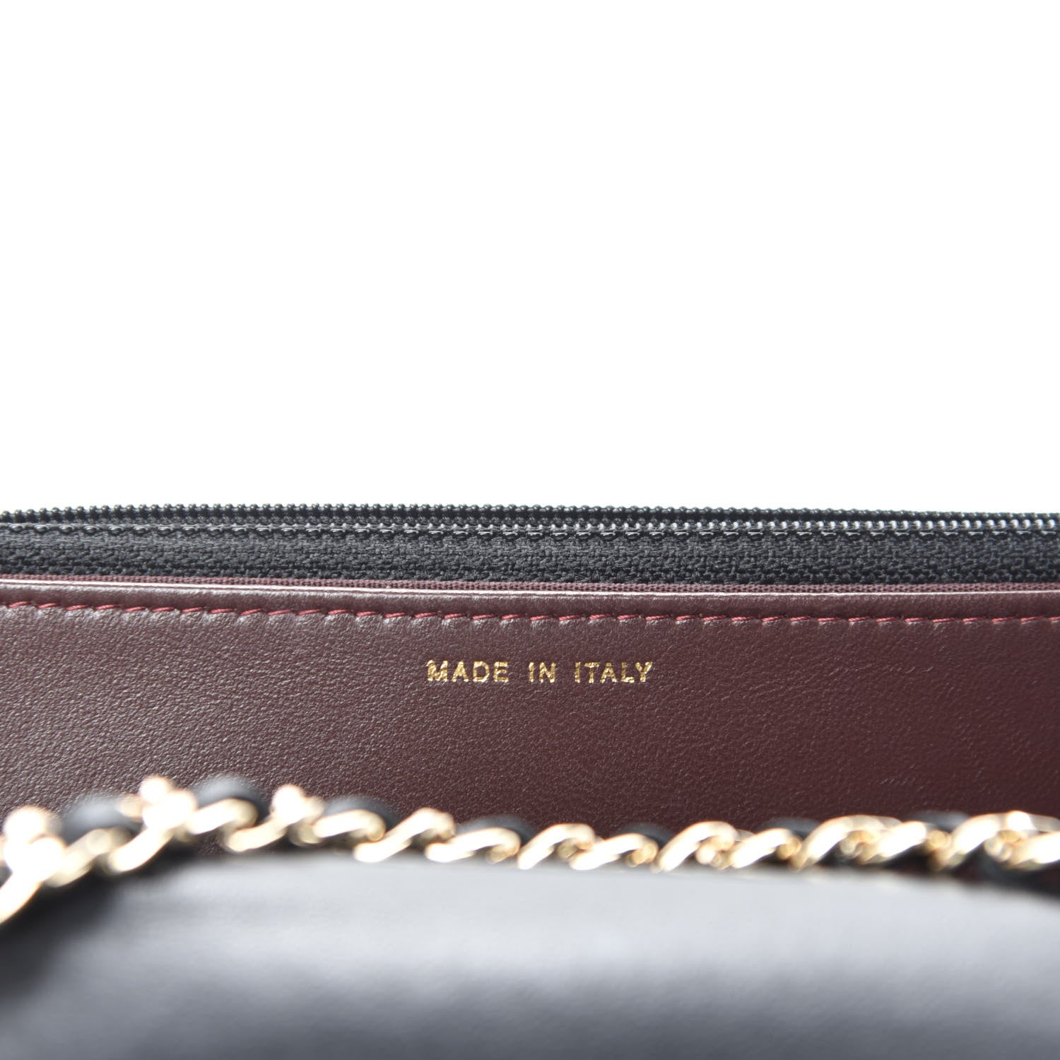 Chanel Lambskin Quilted Trendy CC Wallet On Chain WOC Black 12 of 14