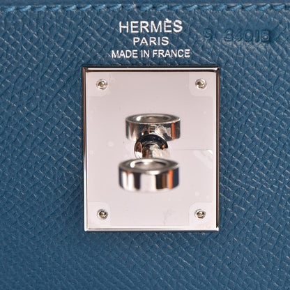 Hermes Epsom Kelly Retourne 28 Colvert Bleu 14 of 32