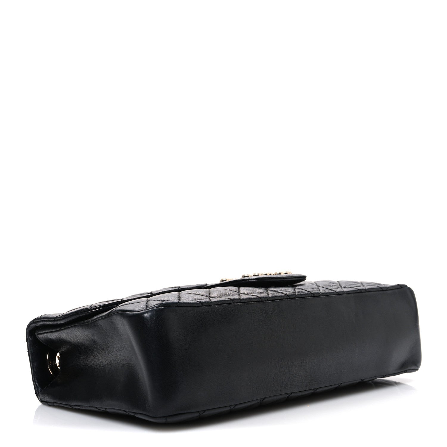 Chanel Lambskin Medium Westminster Pearl Flap Black 4 of 10
