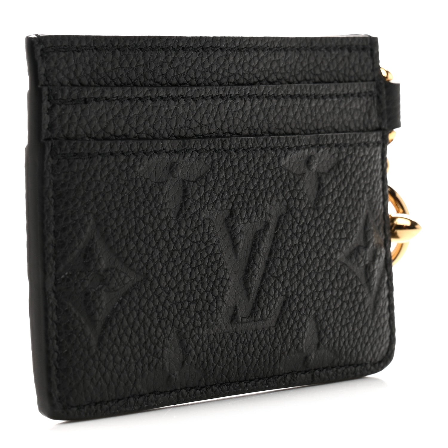 Louis Vuitton Empreinte Monogram LV Charms Card Holder Black 3 of 7