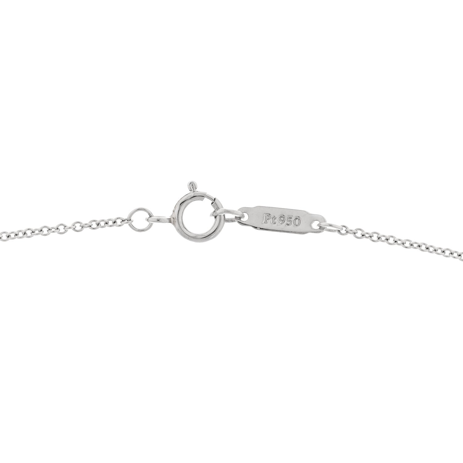Tiffany Platinum Diamond .22ct Soleste Pendant 4 of 5